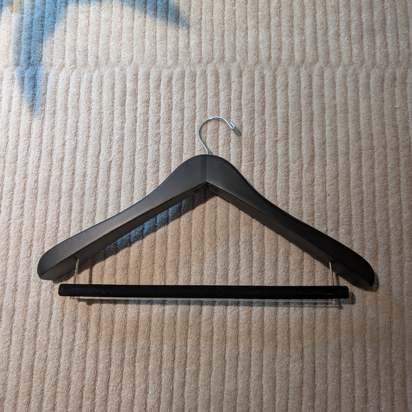 Bergdorf Goodman Black Wooden Hanger - Picture 2 of 3